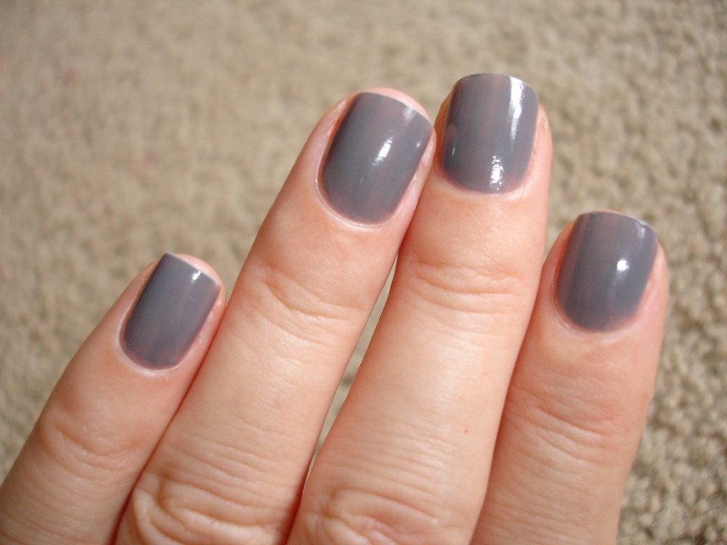 Half Moon Nails : NOTD