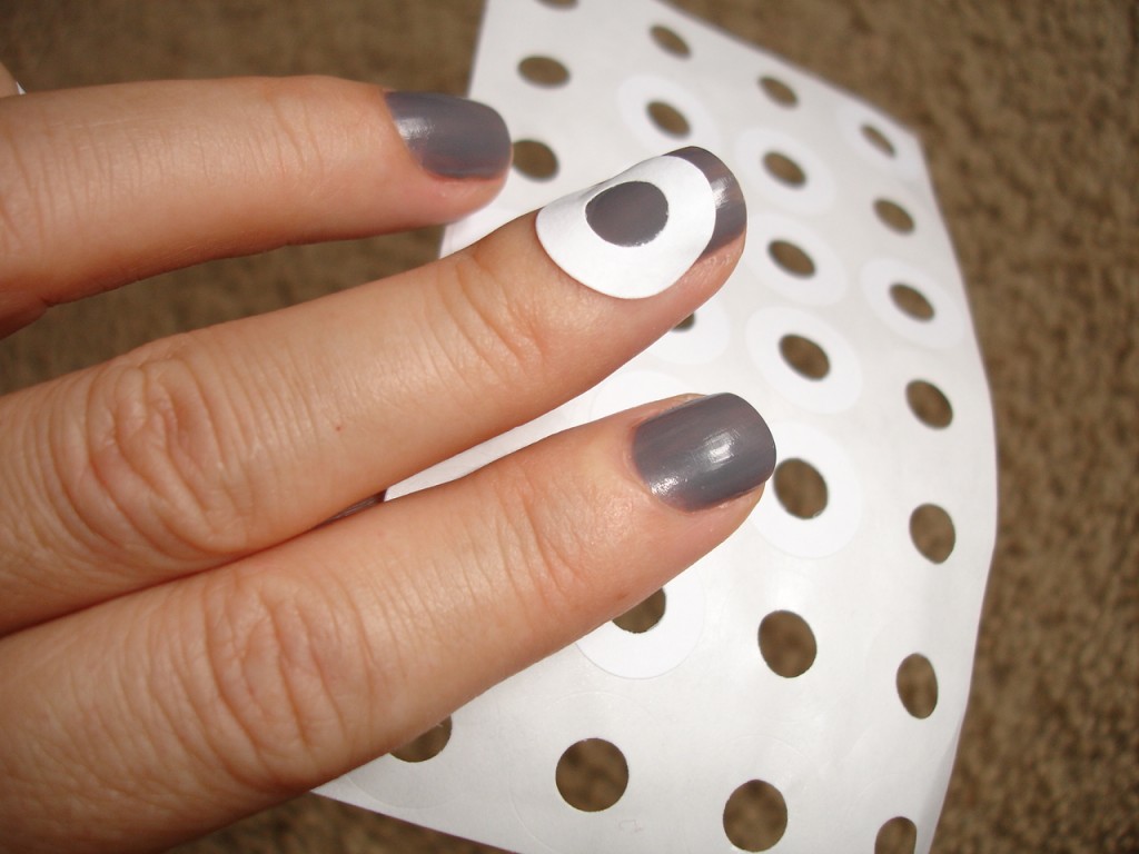 Half Moon Nails : NOTD