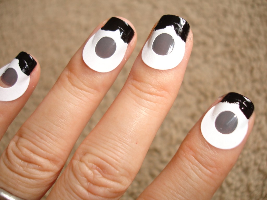 Half Moon Nails : NOTD